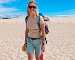 Husky Mersa L black dámske merino tričko