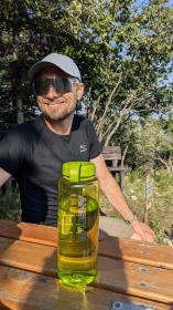 Husky Mersa M black pánské merino triko