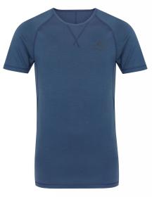 Husky Mersa M blue pánské merino triko