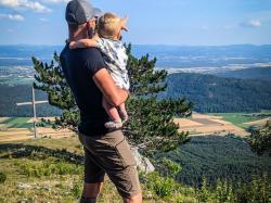 Husky Mersa M blue pánské merino triko