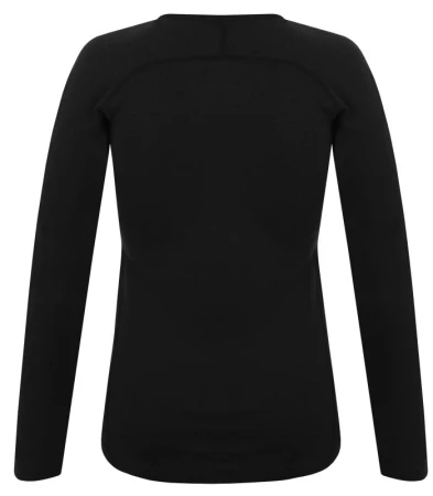 Husky Mertee L black dámske merino tričko