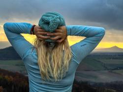 Husky Merow Zip L faded mint merino termoprádlo triko POUZE M (VÝPRODEJ)