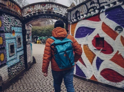 Husky Shater 23l turquoise městský batoh