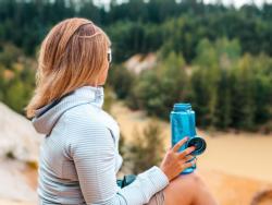 Husky Springie green outdoorová láhev