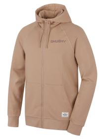 Husky Brool M beige pánská bavlněná mikina Husky Brool M beige pánská bavlněná mikina