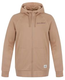 Husky Brool M beige pánska bavlnená mikina