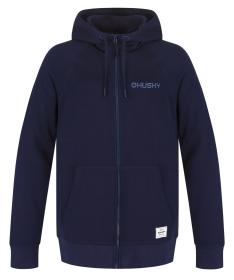 Husky Brool M dark blue pánská bavlněná mikina