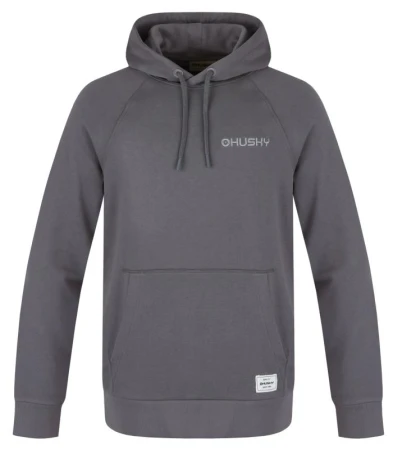 Husky Buggy M grey pánská bavlněná mikina