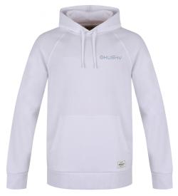 Husky Buggy M white pánská bavlněná mikina