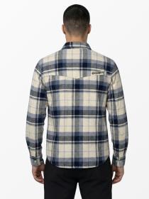 Husky Gaia M blue pánská flanelová košile