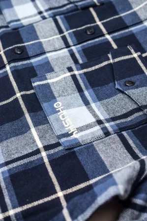 Husky Gaia M dark blue pánská flanelová košile