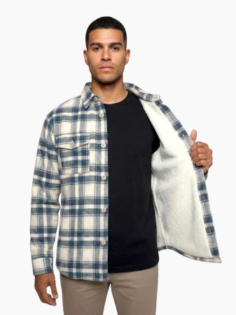 Husky Givi M blue pánská flanelová košile