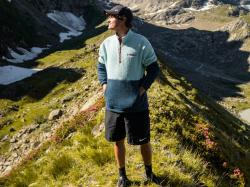 Husky Addy M beige pánská fleecová mikina