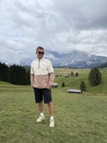 Husky Addy M beige pánská fleecová mikina