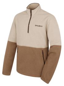 Husky Addy M beige pánská fleecová mikina Husky Addy M beige pánská fleecová mikina
