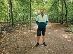 Husky Addy M black pánská fleecová mikina