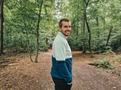 Husky Addy M black pánská fleecová mikina