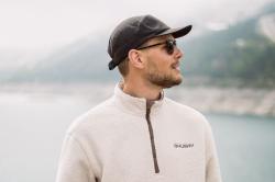 Husky Addy M black pánská fleecová mikina