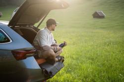 Husky Addy M black pánská fleecová mikina