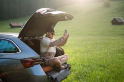 Husky Addy M black pánská fleecová mikina