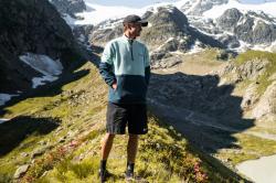 Husky Addy M mint/blue pánská fleecová mikina