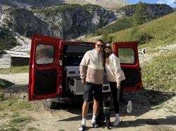 Husky Addy M mint/blue pánská fleecová mikina