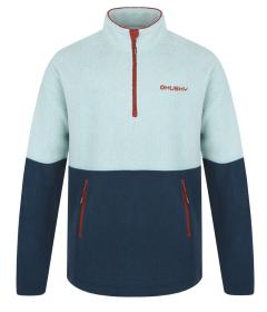 Husky Addy M mint/blue pánská fleecová mikina
