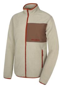 Husky Addy Zip M beige pánská fleecová mikina Husky Addy Zip M beige pánská fleecová mikina