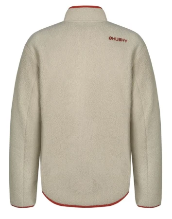 Husky Addy Zip M beige pánská fleecová mikina