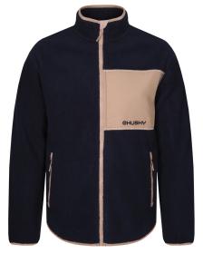 Husky Addy Zip M dark blue pánská fleecová mikina