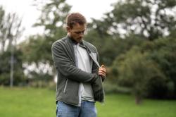 Husky Addy Zip M dark blue pánská fleecová mikina