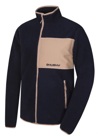 Husky Addy Zip M dark blue pánská fleecová mikina