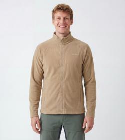 Husky Aflee M beige pánska fleecová mikina