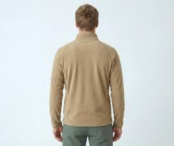 Husky Aflee M beige pánská fleecová mikina