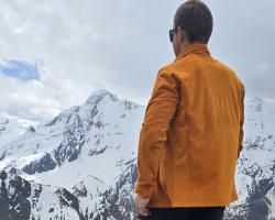 Husky Aflee M green pánská fleecová mikina