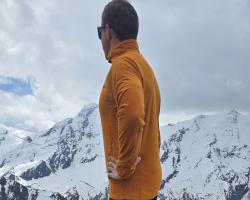 Husky Aflee M green pánská fleecová mikina