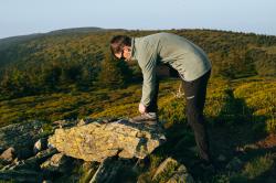 Husky Aflee M mustard pánska fleecová mikina