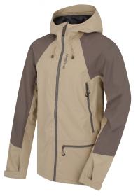 Husky Nanola M beige/grey pánská hardshell bunda