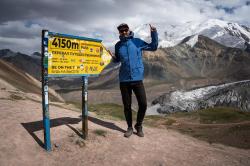 Husky Nanola M beige/grey pánská hardshell bunda