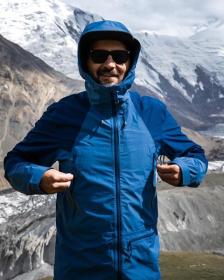 Husky Nanola M blue pánská hardshell bunda