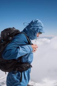 Husky Nanola M blue pánská hardshell bunda