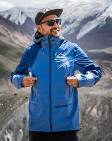 Husky Nanola M blue pánska hardshell bunda