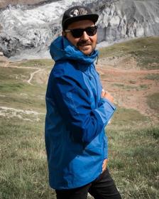 Husky Nanola M blue pánska hardshell bunda