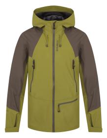 Husky Nanola M khaki/green pánska hardshell bunda