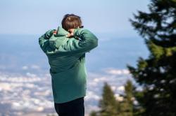 Husky Neoni M green pánská hardshell bunda