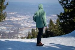 Husky Neoni M green pánská hardshell bunda