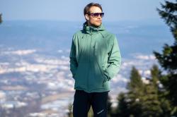 Husky Neoni M mustard pánská hardshell bunda