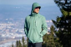 Husky Neoni M mustard pánská hardshell bunda