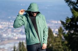 Husky Neoni M mustard pánská hardshell bunda