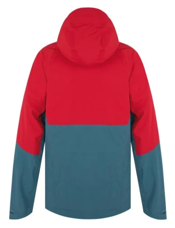 Husky Nicco M red/turquoise pánská lyžařská bunda